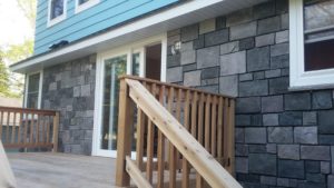 Natural rock veneer for outdoor spaces in Minnetrista