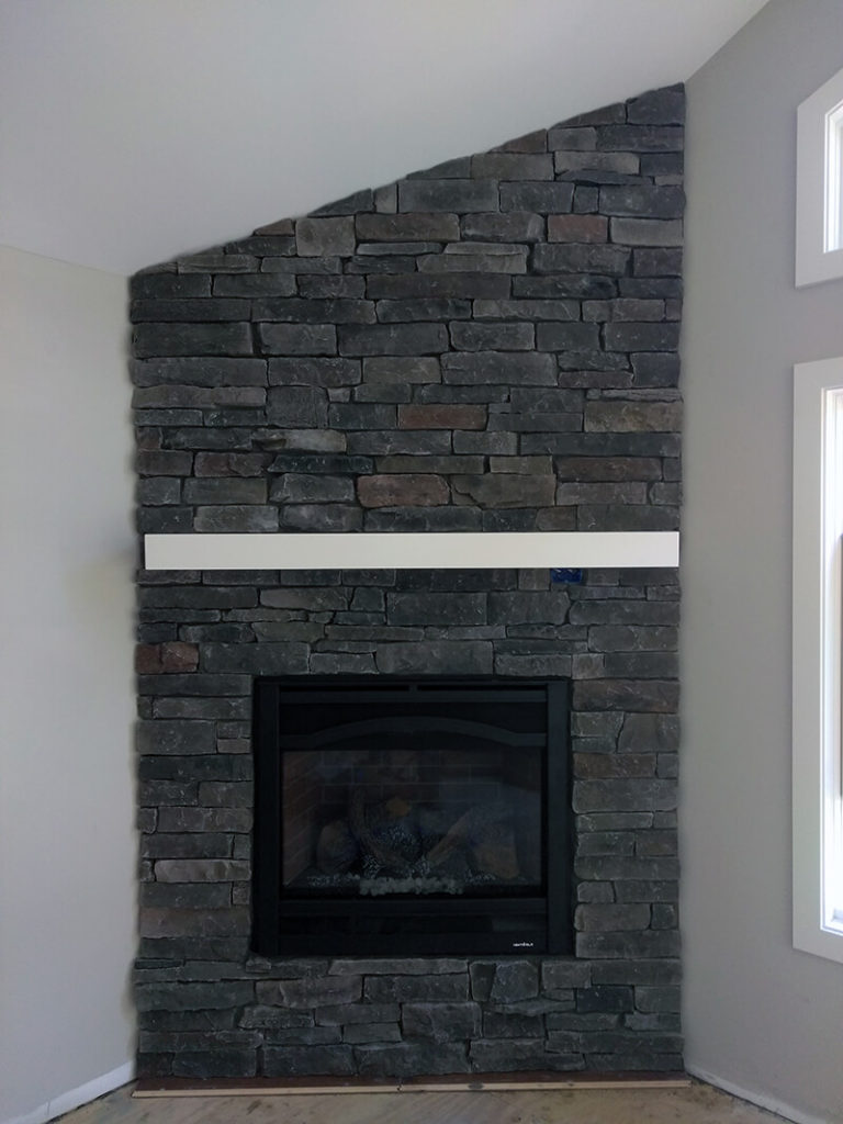 Custom fireplace hearth stones in Richfield